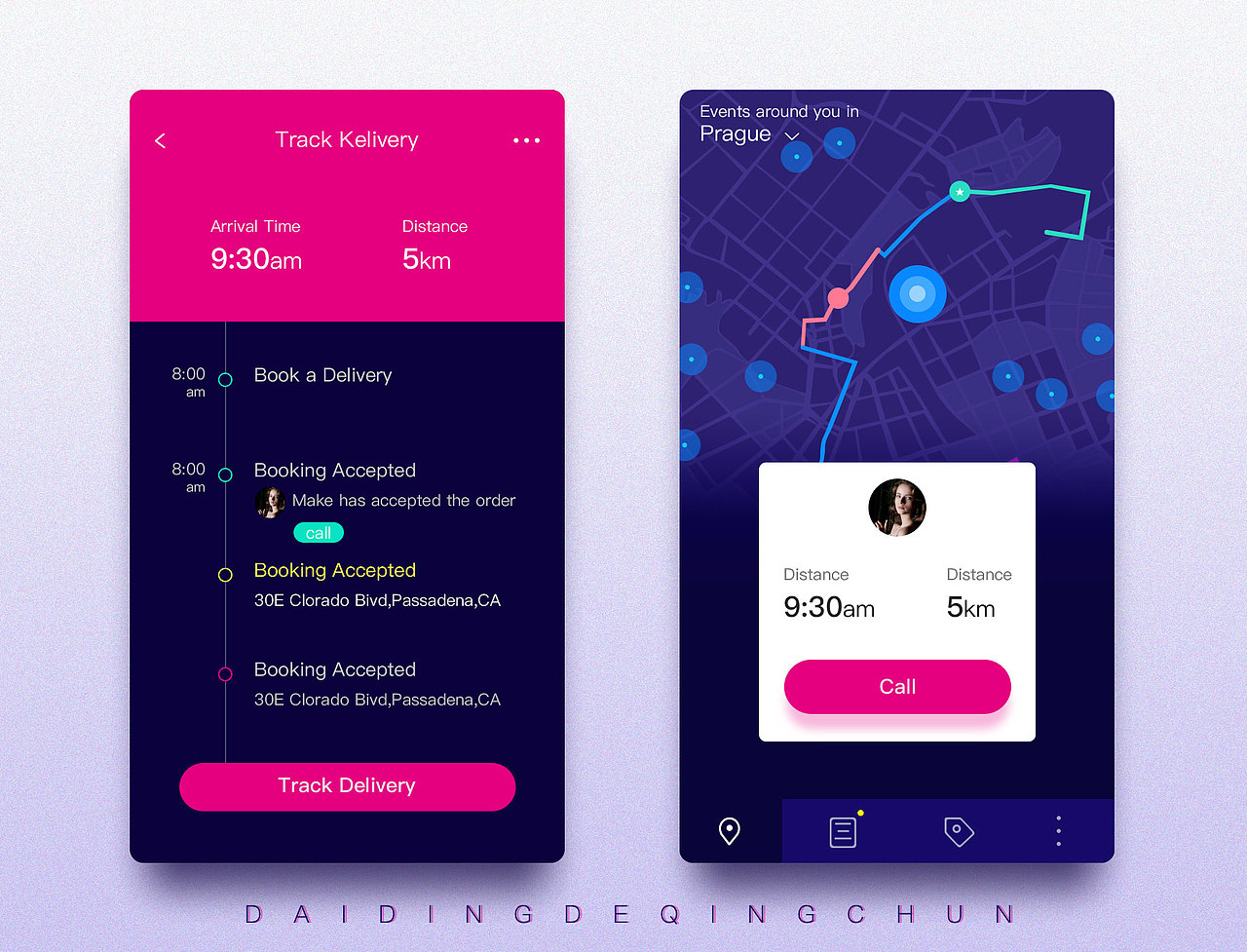 类似地图的页面