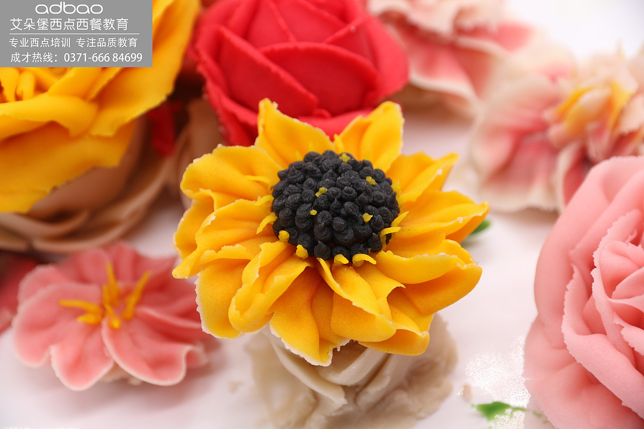 郑州艾朵堡学生裱花