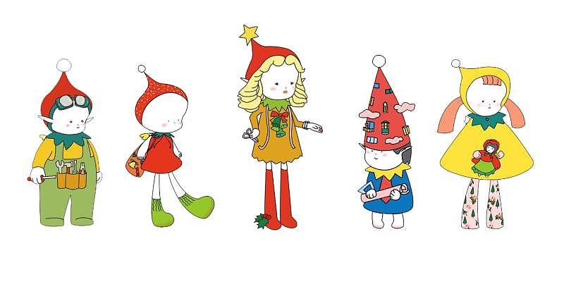 上海大宁国际、昆山昆城广场2017圣诞节主题装置设计（图ZMTAwMTUxNTUy） - 商业插画 - 站酷设计师刘佩佩插画原创素材 - 站酷ZCOOL