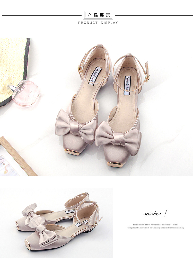 蝴蝶结瓢鞋详情页