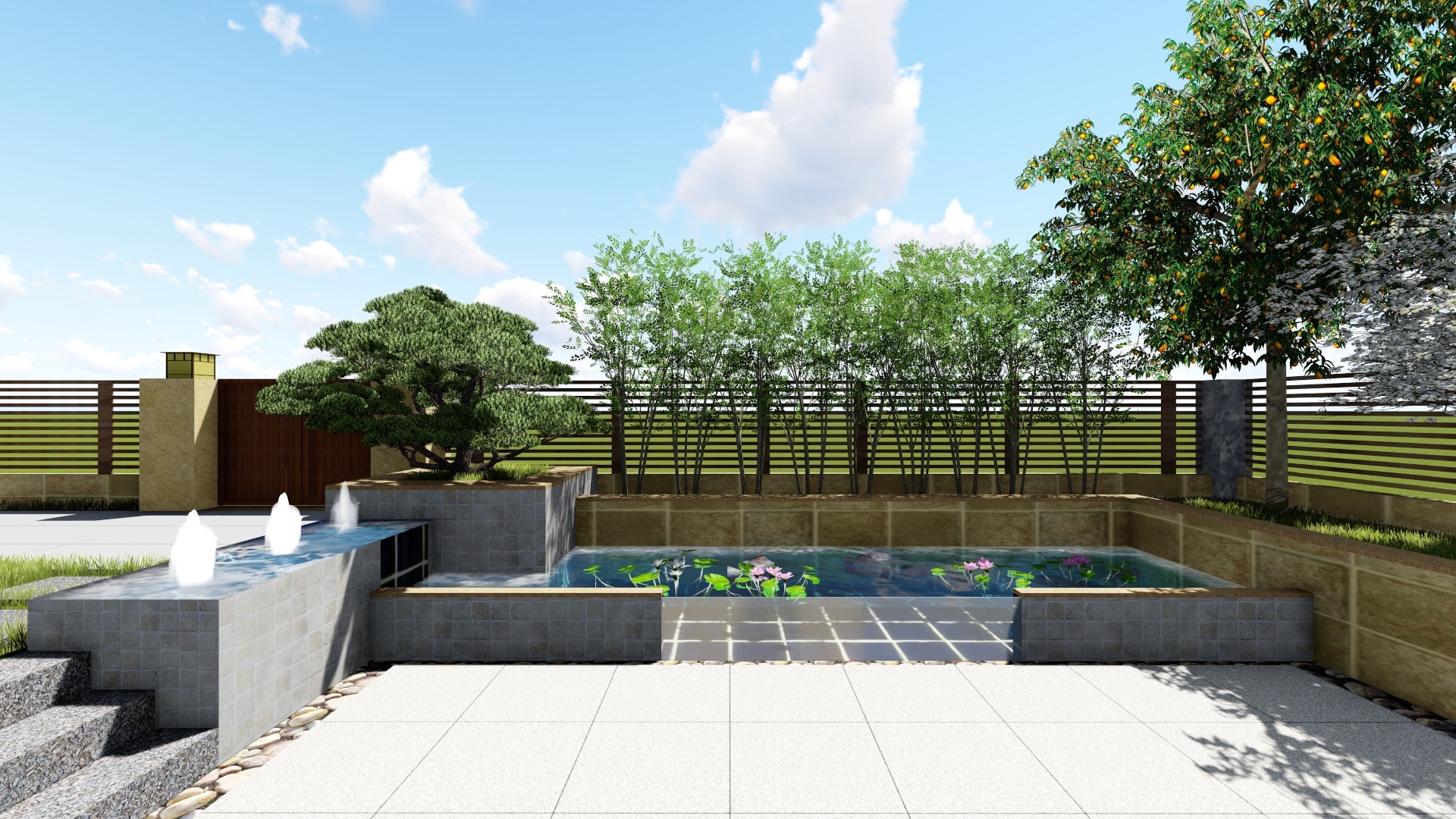 重庆约克郡下层庭院(方案设计)