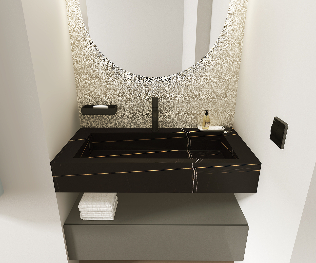 阀门浴室柜暖气片建模渲染