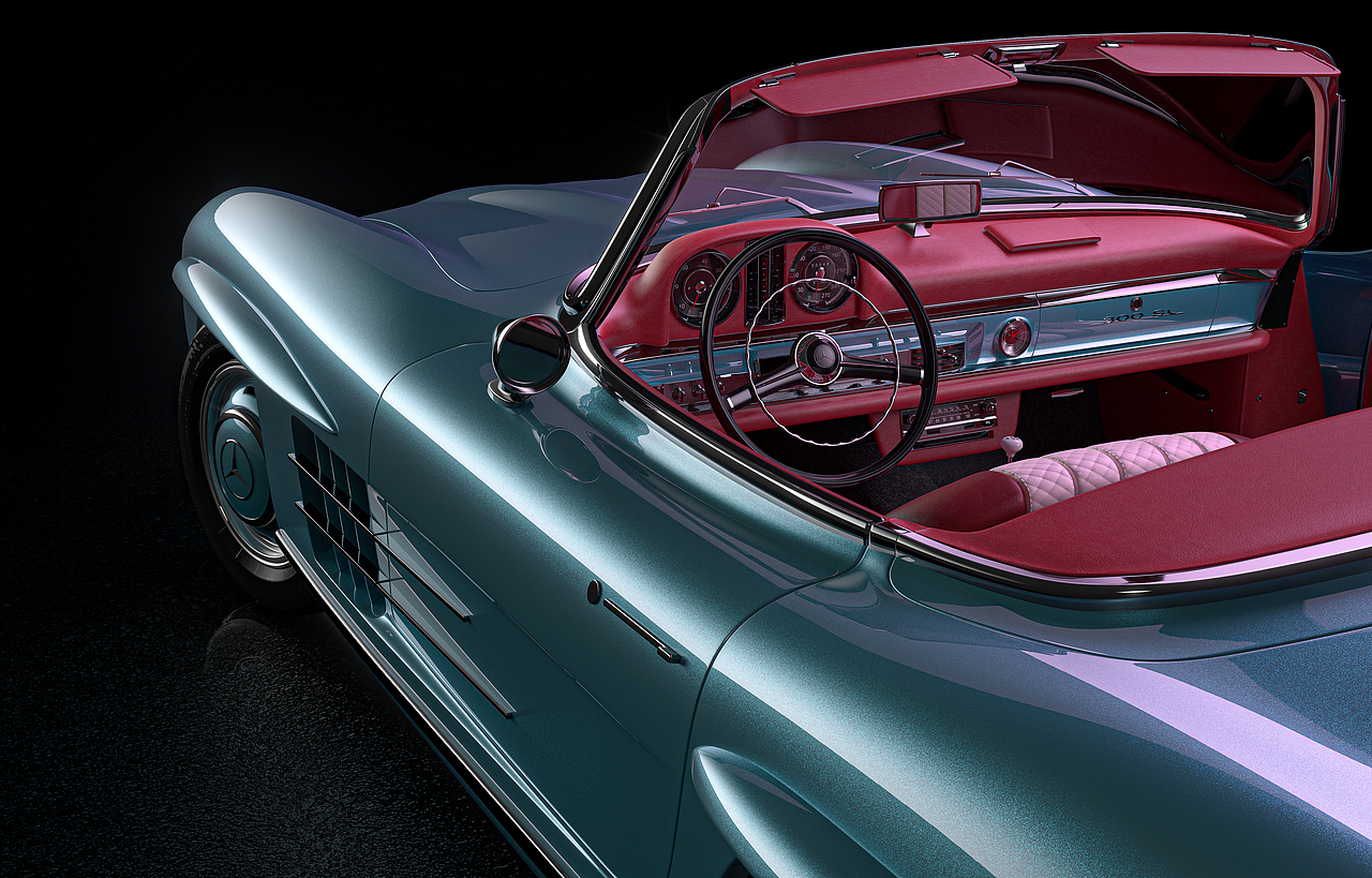 Sideboard & Model car