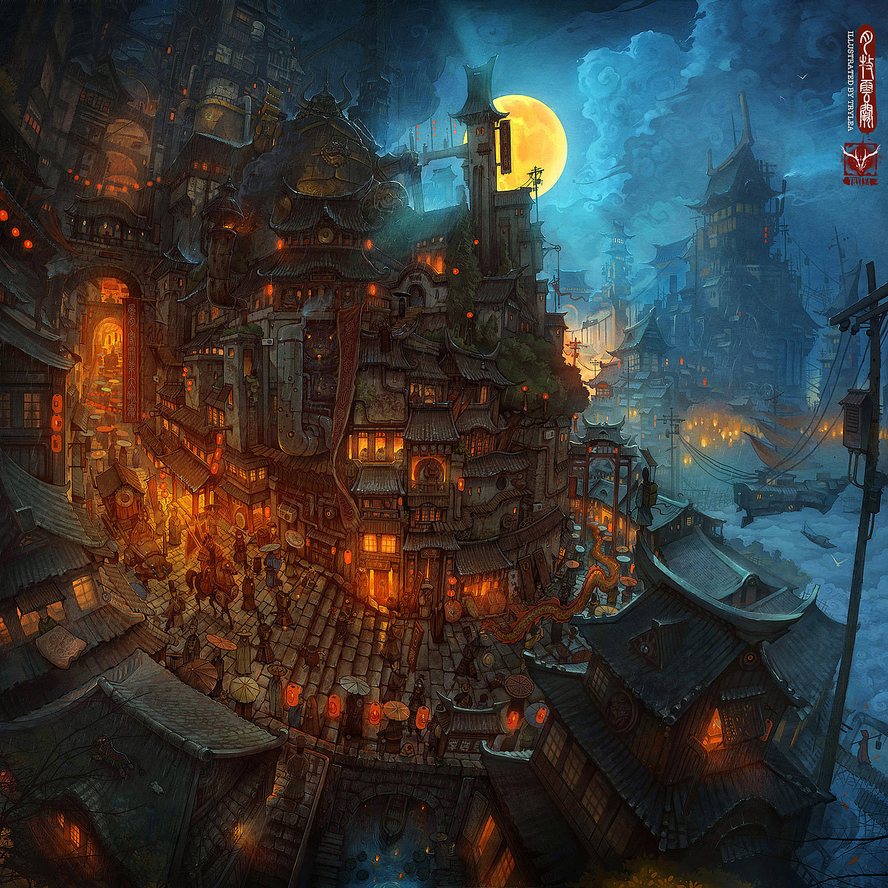 出云志－月牧雲阙（图ZNTU1NDM2OA==） - 概念设定 - 站酷设计师TRYLEA原创素材 - 站酷ZCOOL