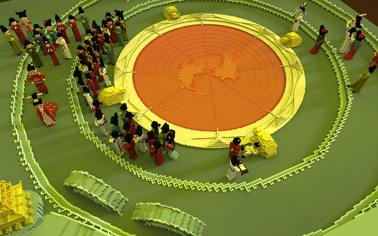 Magicavoxel-仙剑客栈-香蜜沉沉烬如霜-妖猫传（图ZMTMwNjQ1MDg0） - 其他三维 - 站酷设计师大明十四弟原创素材 - 站酷ZCOOL