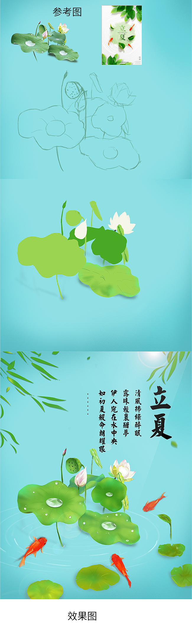 夏天插畫習(xí)作（圖ZMTU2NTEwNDM2） - 創(chuàng)作習(xí)作 - 站酷設(shè)計(jì)師apple設(shè)計(jì)丫丫的原創(chuàng)素材 - 站酷ZCOOL