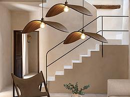 木艺吊灯主图与详情页