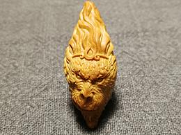 核雕单核作品 泼猴 作者项光福