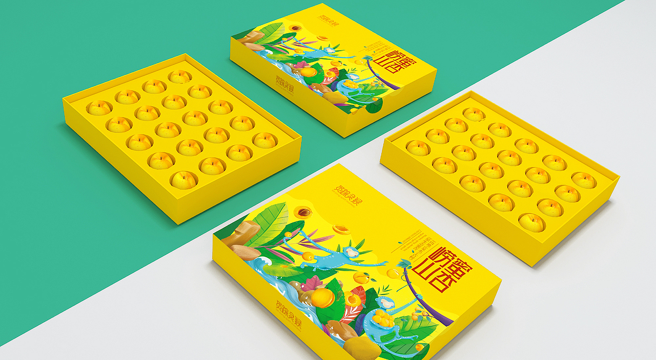 农产品—崂山蜜杏（图ZMTE4MzcxMjk2） - 包装 - 站酷设计师大浉兄品牌策划原创素材 - 站酷ZCOOL