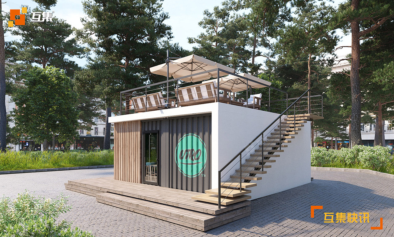 街头集装箱咖啡店