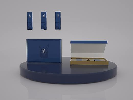 男性保健品包装盒简约