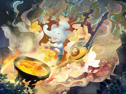工作，上分，如喝汤