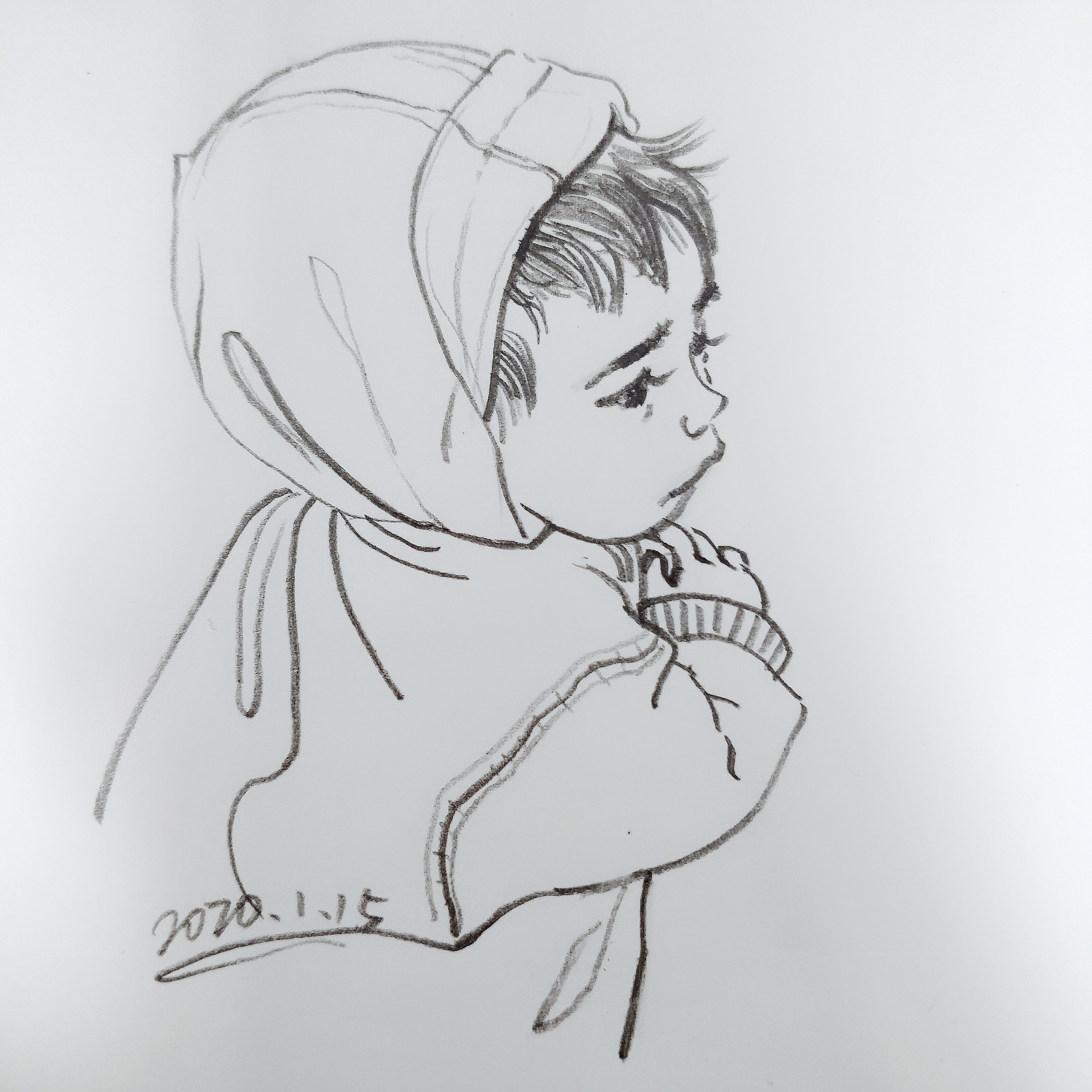 等待打针的小星星