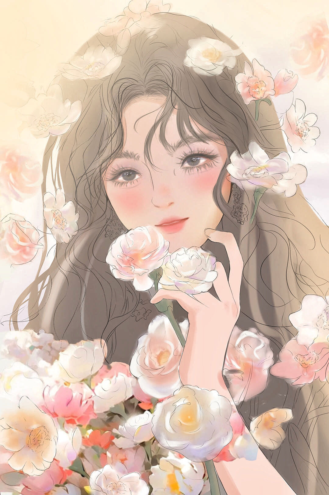 每次画画都会忘记时间,又熬了大通宵