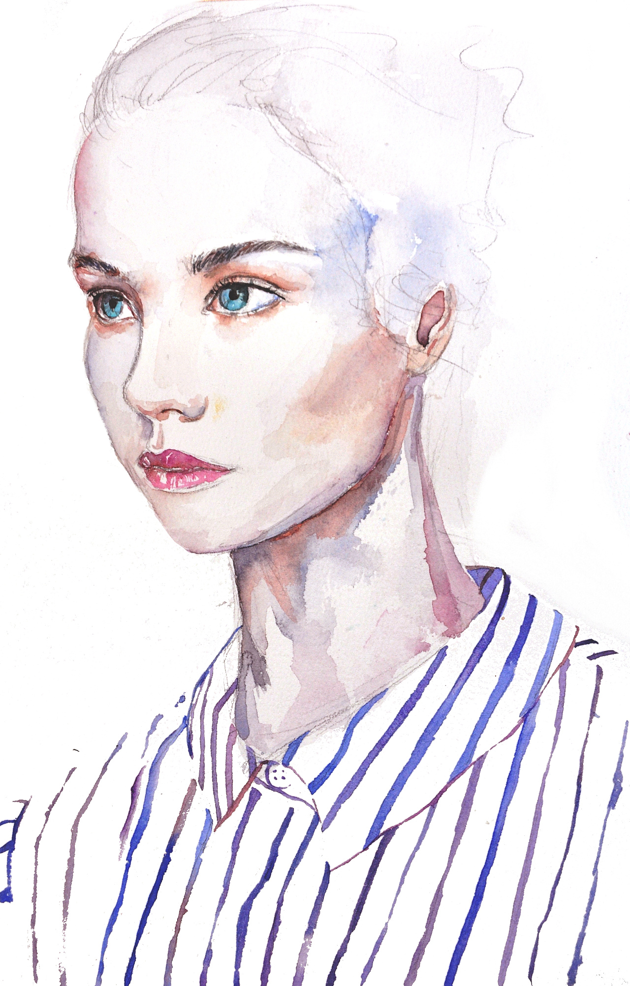 还是上一期用的那种水彩纸,抽空画了几张=v= 推荐