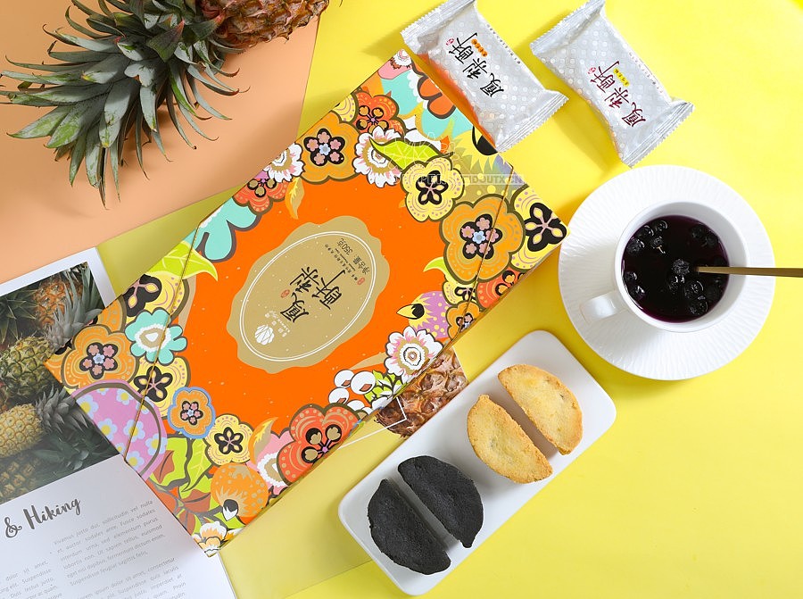 蛋黄酥场景拍摄 凤梨酥 糕点 色彩主题场景