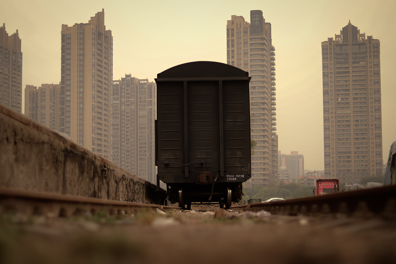 中国废弃的火车站图片