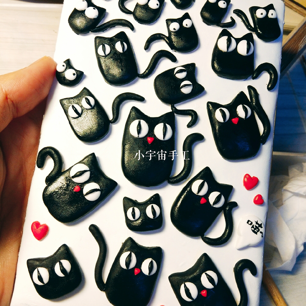 原创黏土画～喵（图ZMTI0MDM2MTY0） - 其他手工艺 - 站酷设计师张天奇原创素材 - 站酷ZCOOL