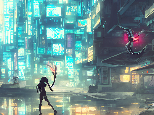 #AI创作实验室#蝎子，动漫风，全身镜头，人物肖像，艺