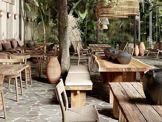 原生态的质朴：拉梅萨餐厅设计