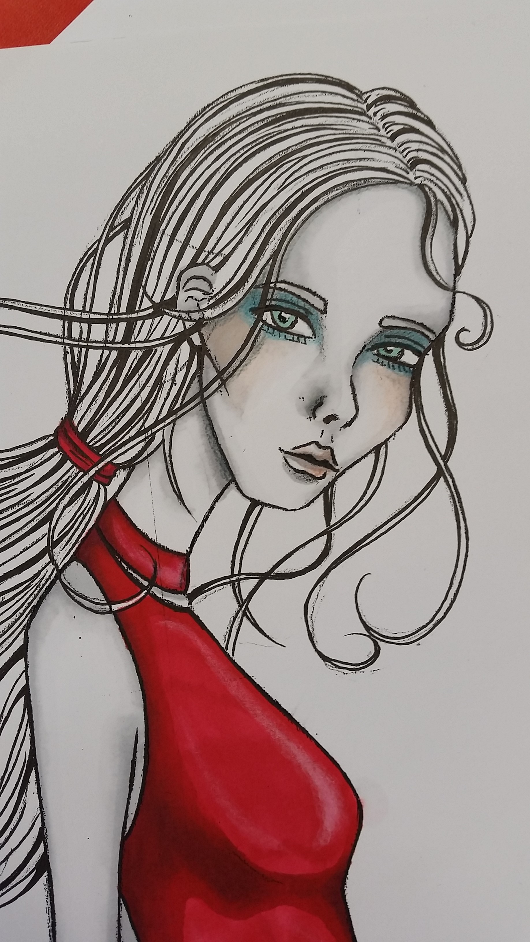 女装设计手绘流程