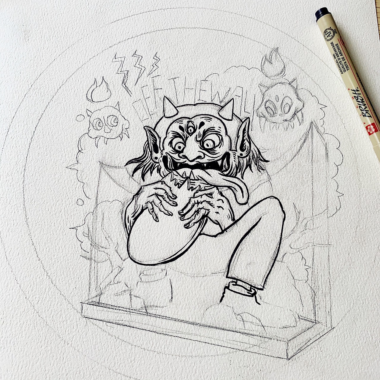 臨摹涂鴉（圖ZMjUyNzM1NjYw） - 新銳潮流插畫 - 站酷設(shè)計師蘇打迪迪原創(chuàng)素材 - 站酷ZCOOL