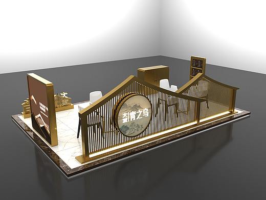 地产展位设计-策划+建模+渲染