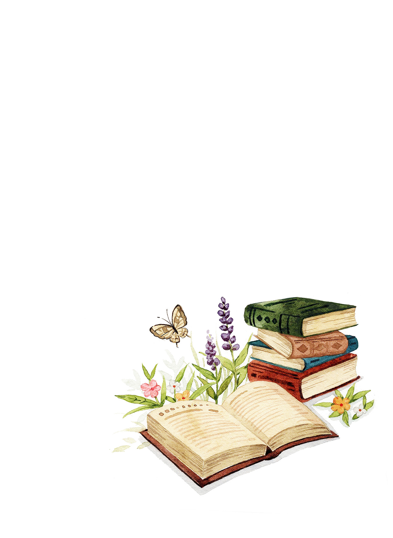 《小散文100课》水彩插画配图