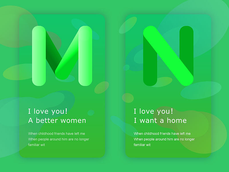 渐变风界面练习（图ZODQ0NDM2NDA=） - APP界面 - 站酷设计师Alan_wyp原创素材 - 站酷ZCOOL