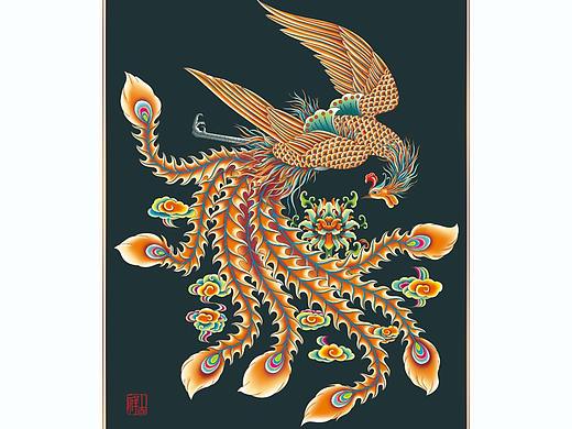 凤凰插画设计