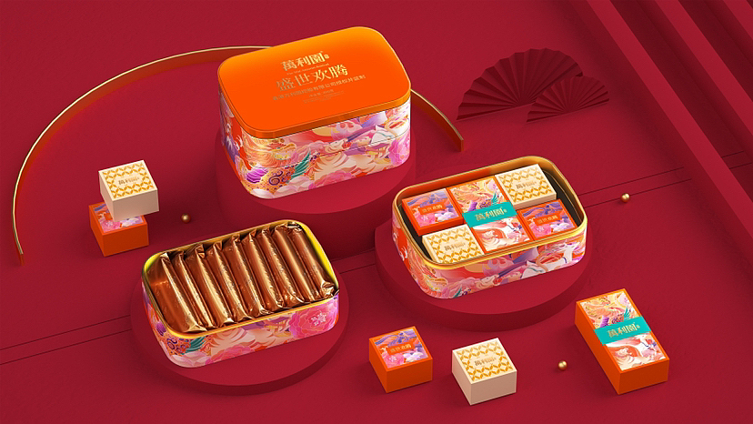 万利园月饼礼盒设计
