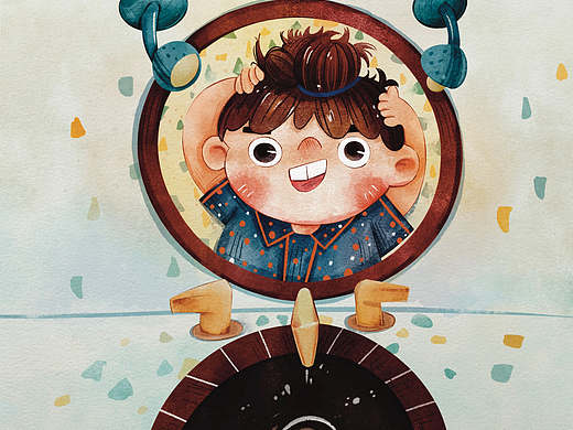 iPad練習(xí)#Day1（個人主頁-ZNzAzODY0NTY=） - 兒童插畫 - 站酷設(shè)計師小小木偶7620原創(chuàng)素材 - 站酷ZCOOL