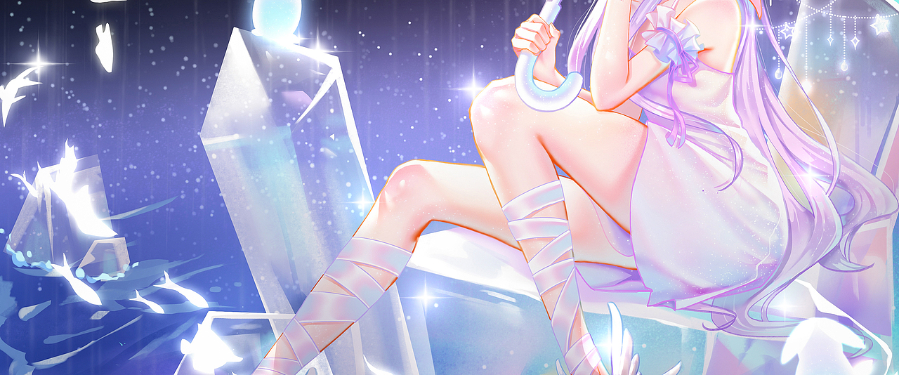 打伞的兔精灵☔