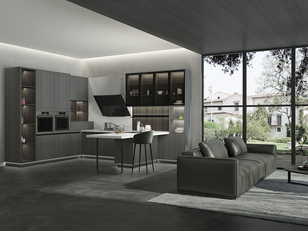 橱柜系列效果图表现