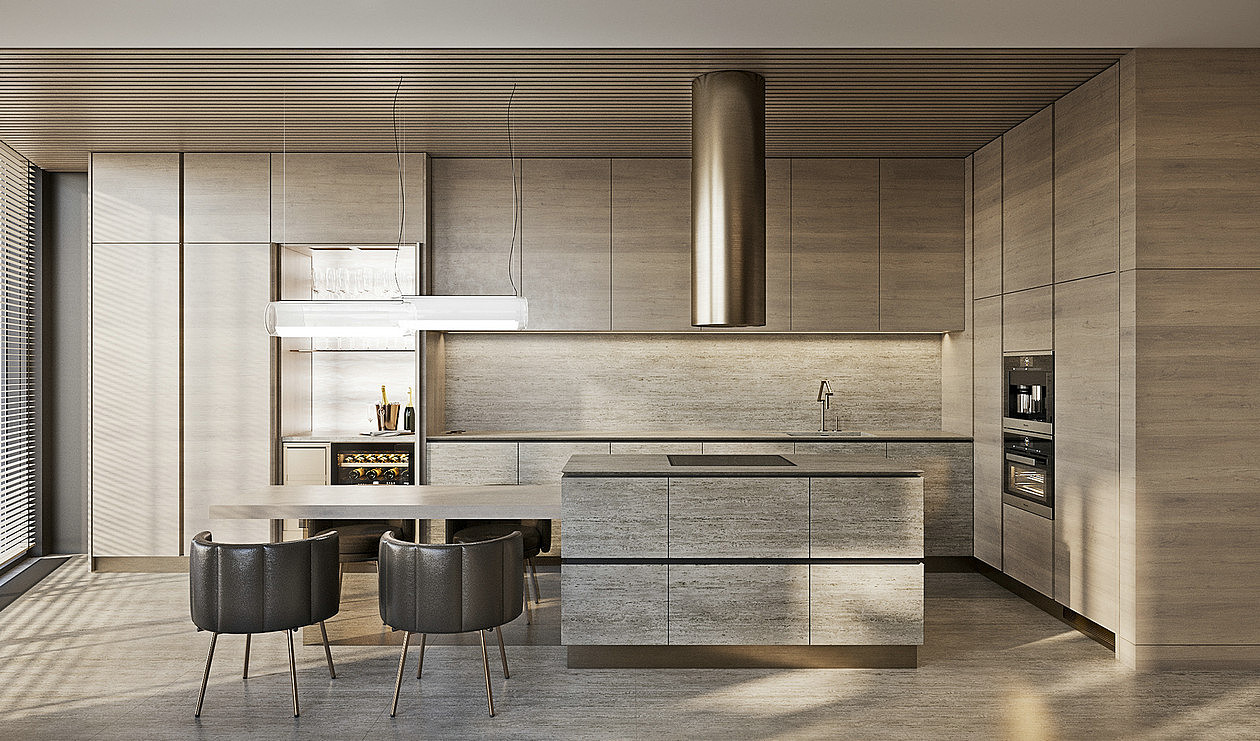 浅棕色系公寓 硬朗不失温柔,兼具格调与居家。