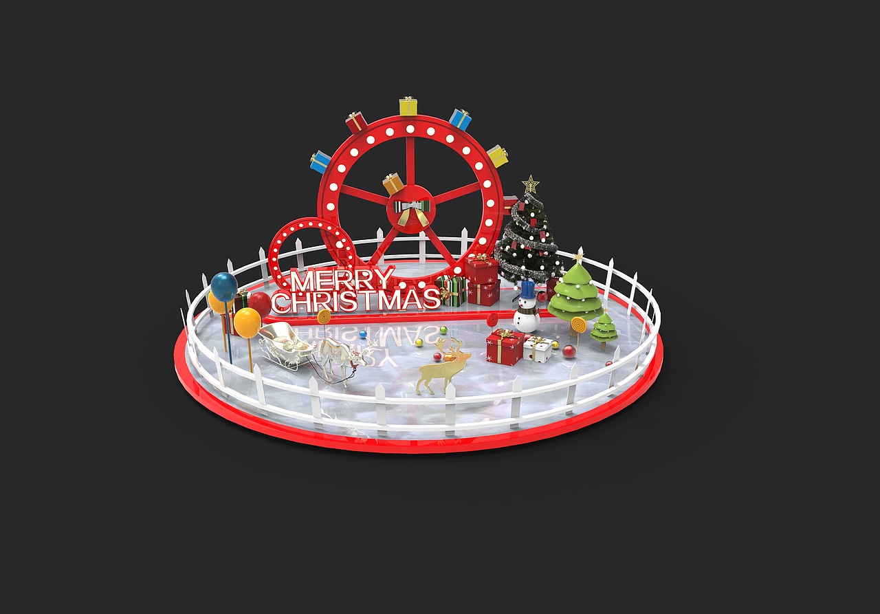 圣诞美陈（图ZMTU0MzI2OTky） - 展陈设计 - 站酷设计师迷路的鹿ii原创素材 - 站酷ZCOOL