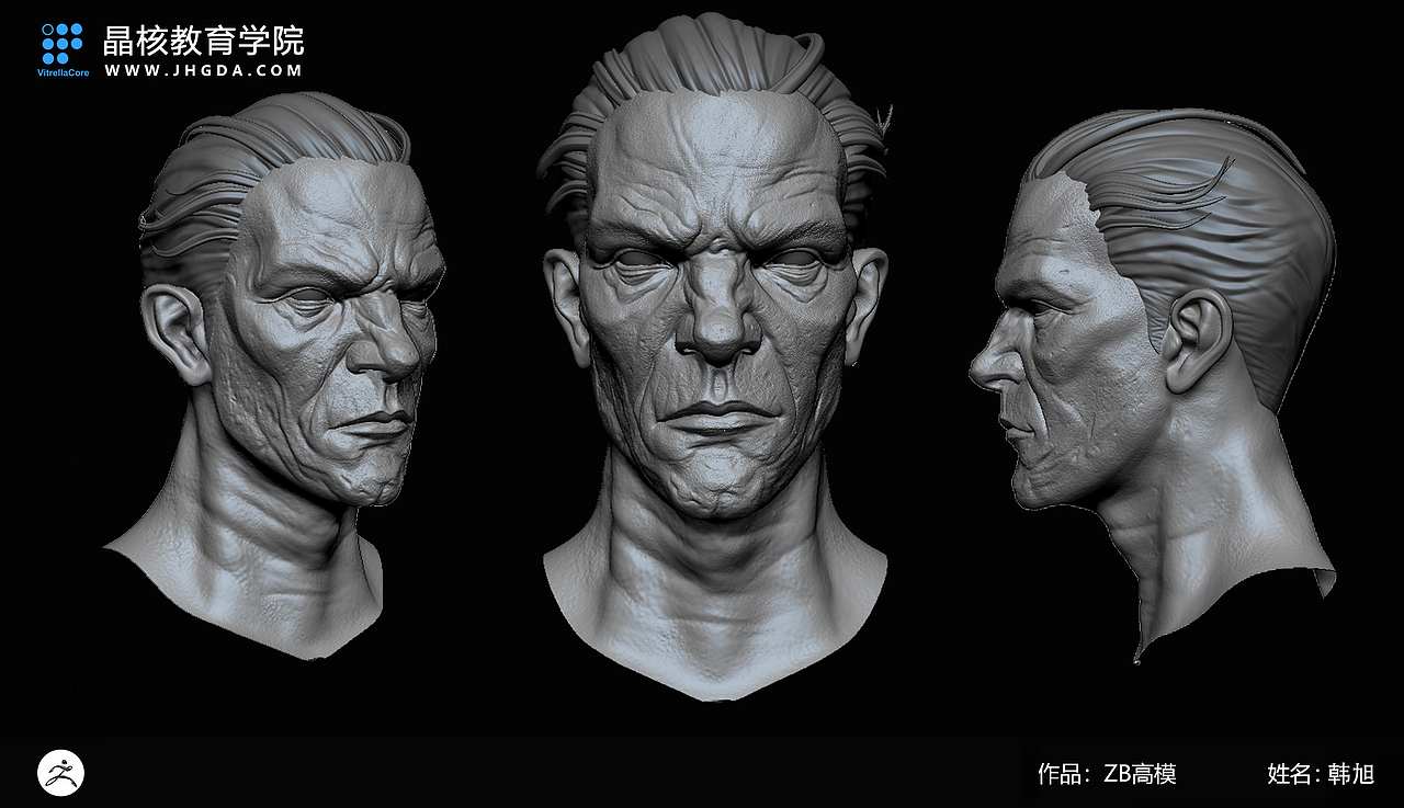 零基础学生作业 zb头像练习（图ZMjAzOTcxNjQw） - 品牌 - 站酷设计师本秃利原创素材 - 站酷ZCOOL