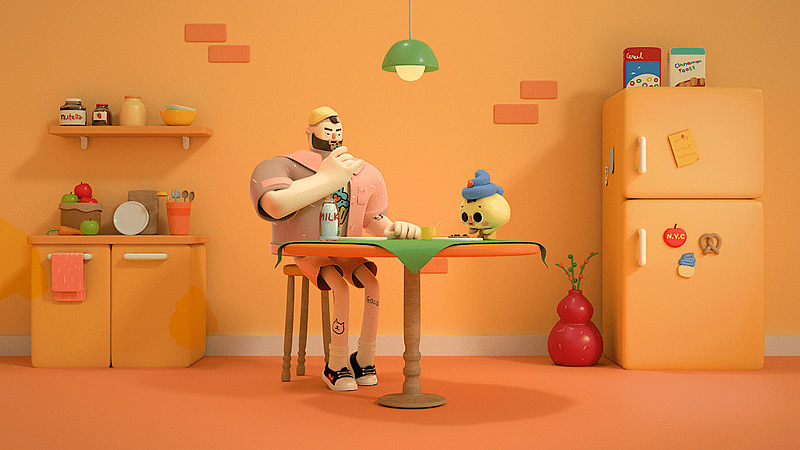 个人练习-c4d人物建模