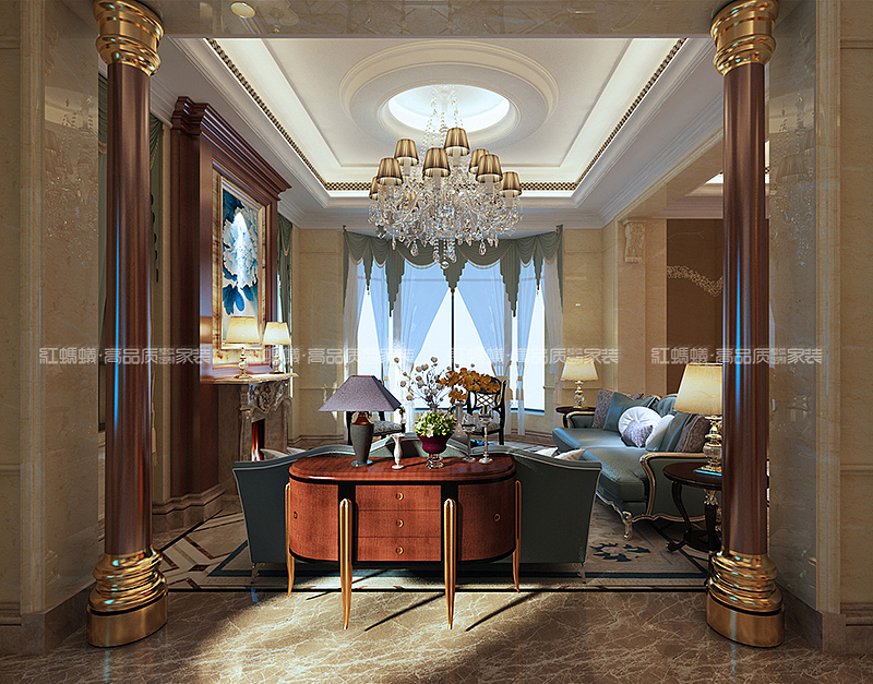 #欧式风格# #客厅#