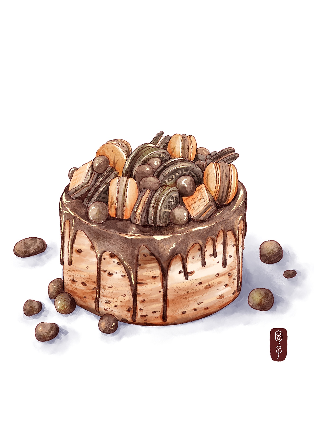 最近的一批水彩美食寫生（圖ZMjgwNjY2NzY4） - 創(chuàng)作習作 - 站酷設(shè)計師包子de視覺屋原創(chuàng)素材 - 站酷ZCOOL