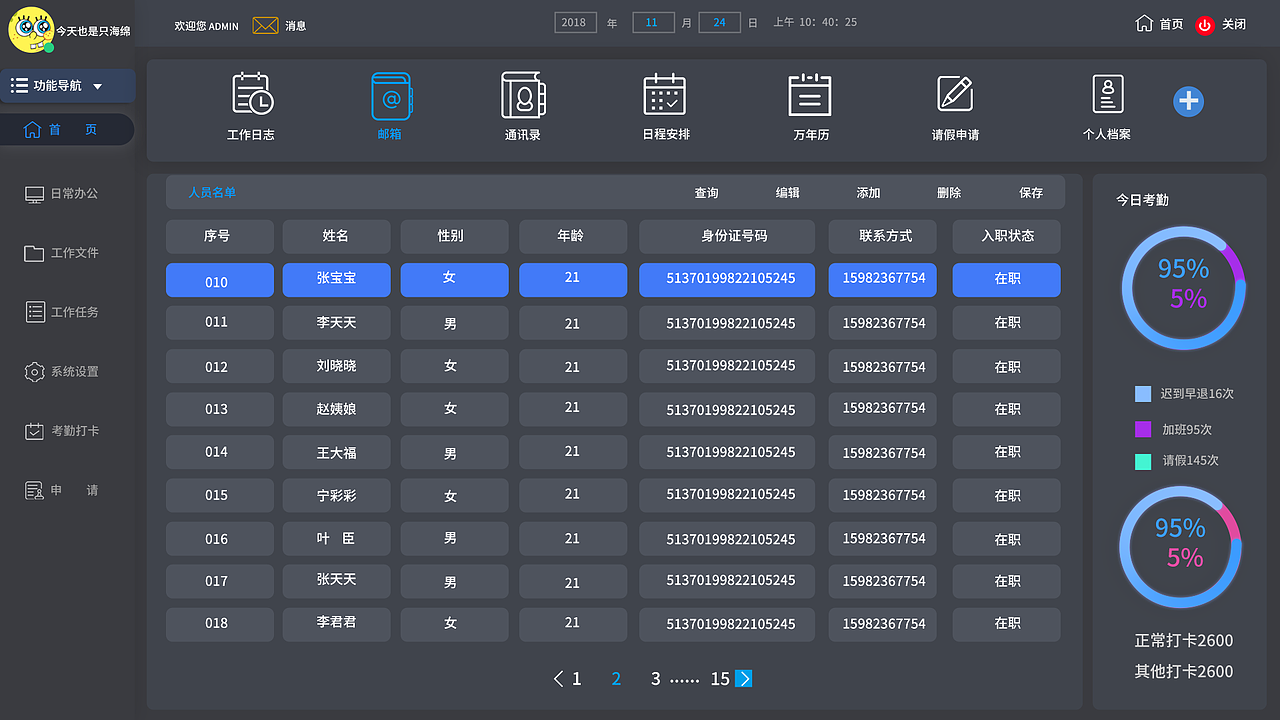 oa后台（图ZMTk1MTcwMDMy） - 软件界面 - 站酷设计师今天也很忙原创素材 - 站酷ZCOOL