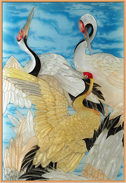珐琅彩装饰画——艺巢厂家直销