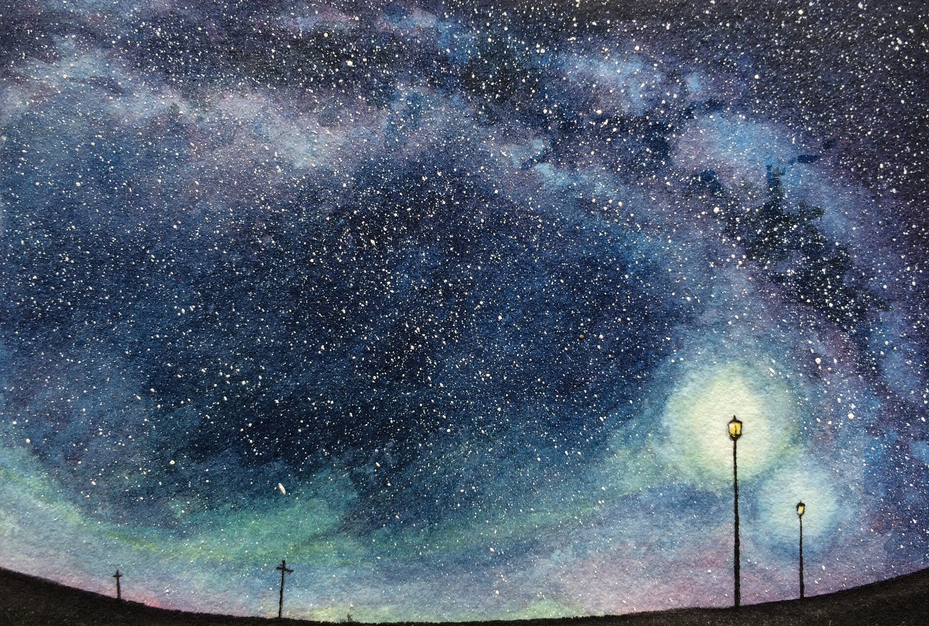 每夜星辰126-131慢慢的画咯