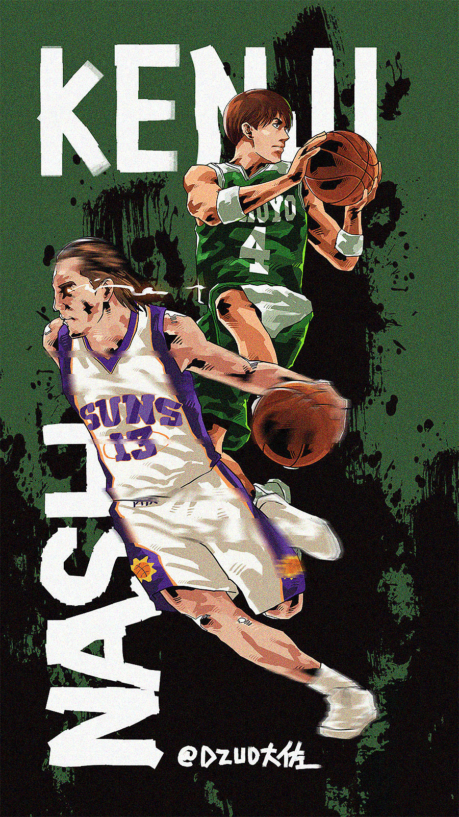 SLAM DUNK 与 NBA（图ZMTU2OTY0NTY0） - 创作习作 - 站酷设计师DZ10原创素材 - 站酷ZCOOL