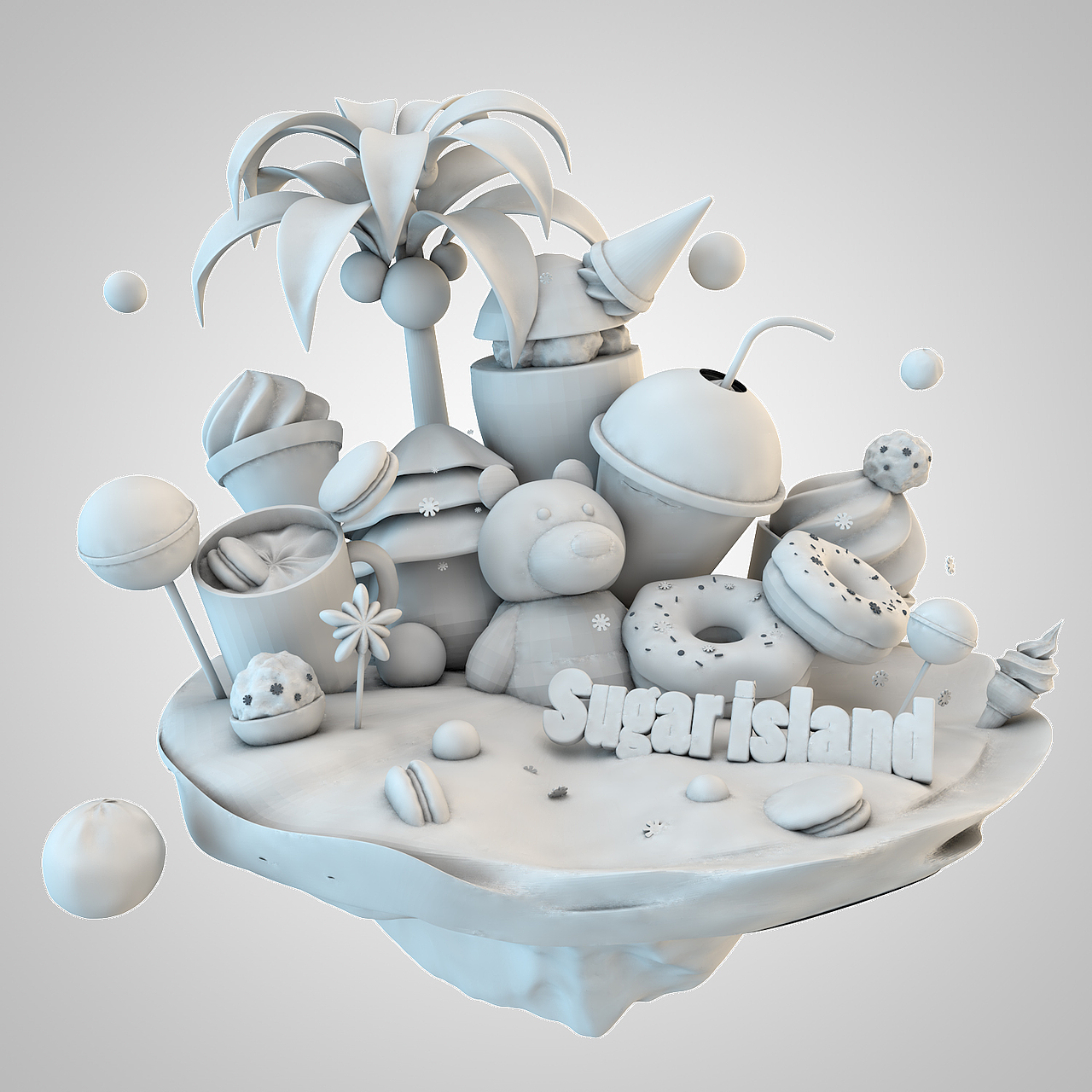 C4D作品（图ZMTcyMTYyNTY4） - 场景 - 站酷设计师张禹biubiubiubiu原创素材 - 站酷ZCOOL