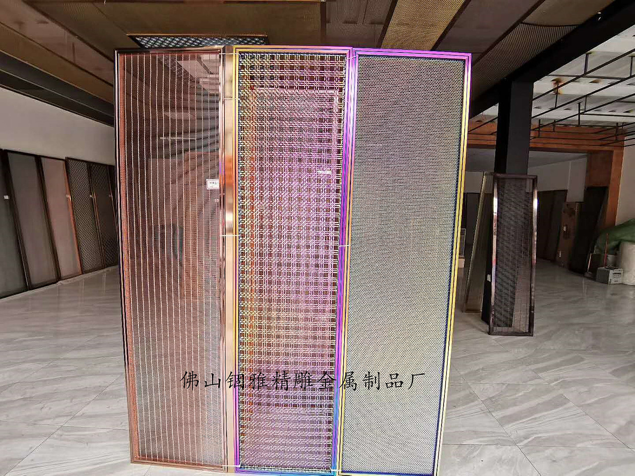 不锈钢装饰网宝石蓝-厂家定制金属网装饰