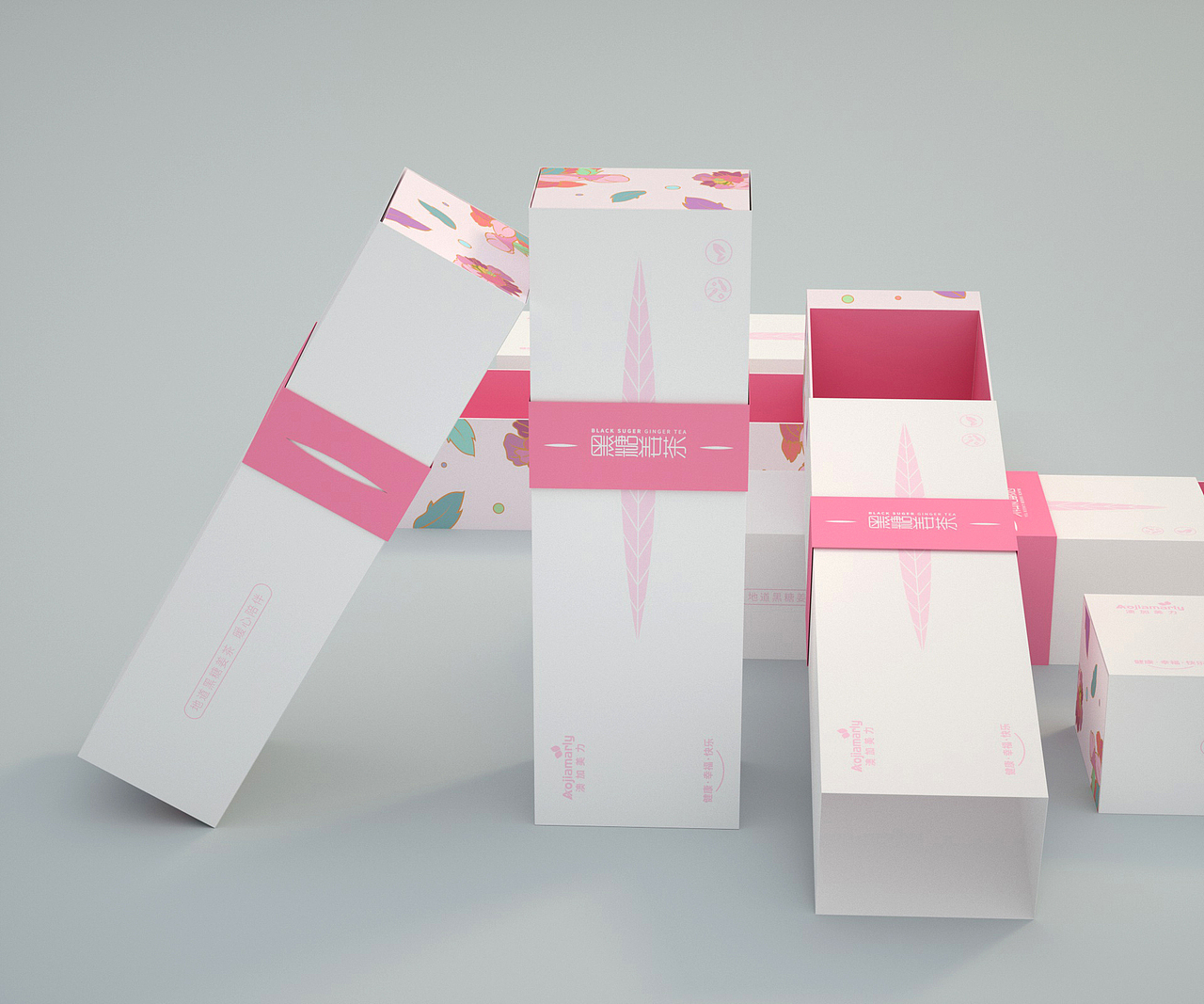 黑糖姜茶 包装设计（图ZMjExMjk5MTYw） - 包装 - 站酷设计师合肥立方乙设计原创素材 - 站酷ZCOOL