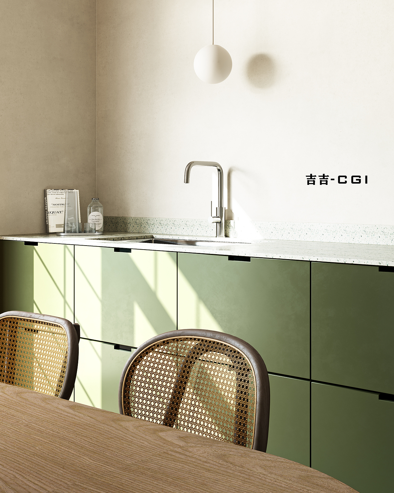 厨房一景（图ZMjM5OTMxMTky） - 家装设计 - 站酷设计师吉吉CGI原创素材 - 站酷ZCOOL