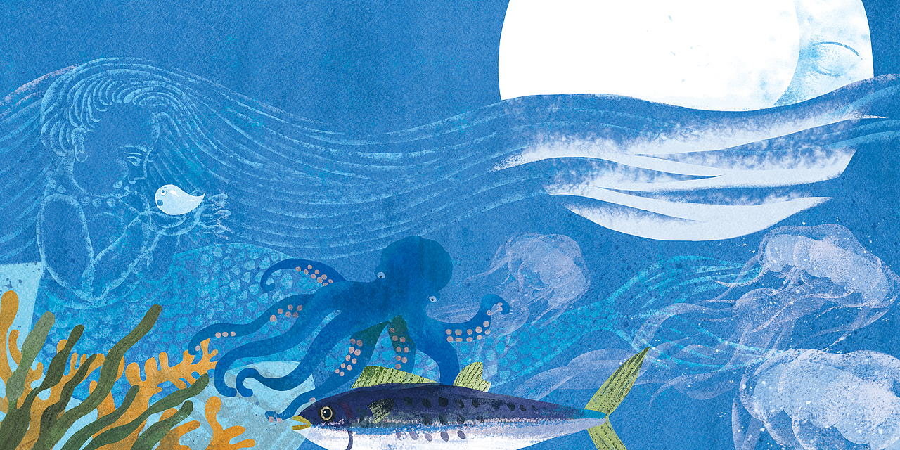 小雨滴想要离开妈妈的怀抱到外面看看