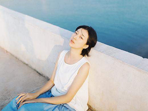  海边，微微生风的光芒「深圳写真约拍」